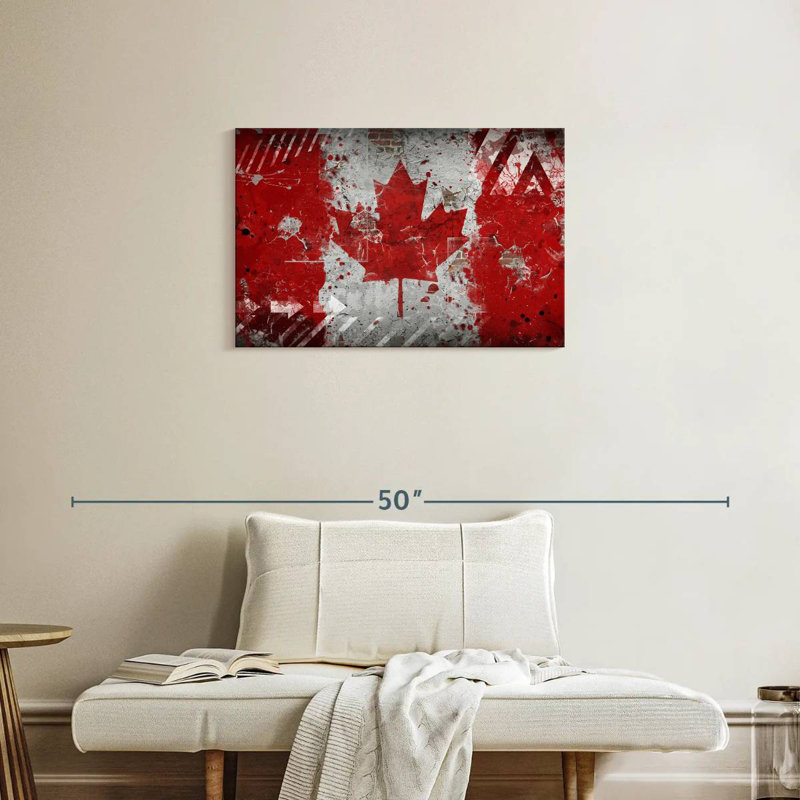 Drapeau canadien Borges, H 20 po x l 30 po