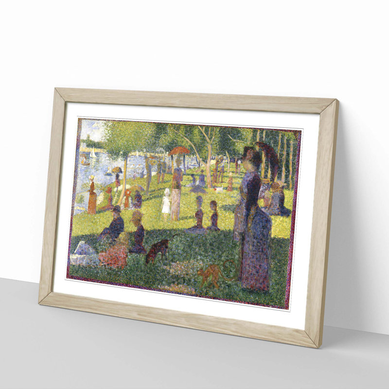 Georges Seurat - Single Picture Frame Painting, Oak