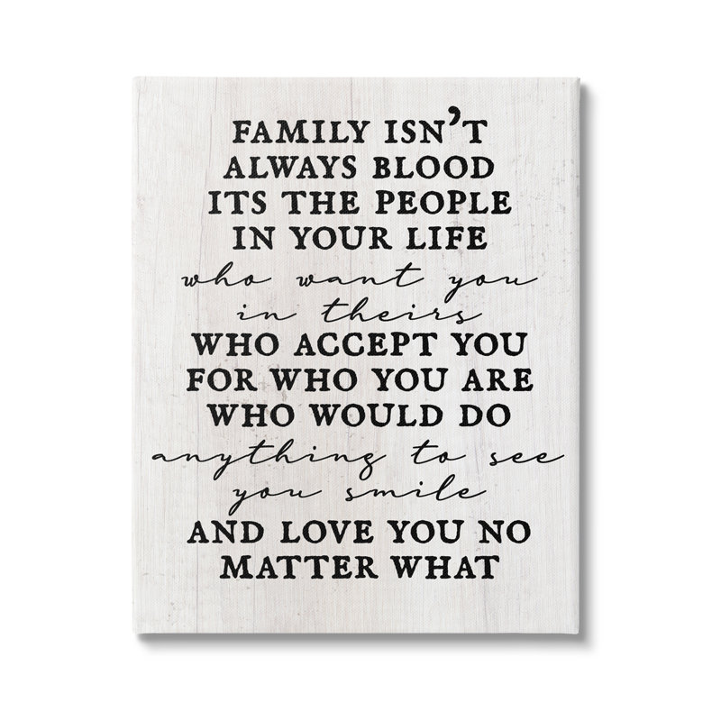 Motivational Quote Canvas Wall Art in Plank Pattern