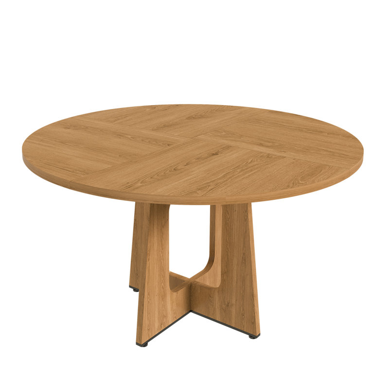 Table de salle à manger 47,24 "pour 4 à 6 personnes, Chêne antique