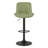 Roundhill Furniture Kovyn Contemporary Adjustable Barstool With Faux Leather Swivel Seats, Set Of 2, Green-1477570196