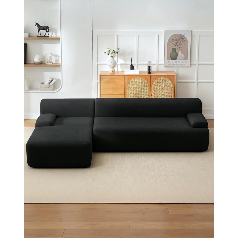 Reception Sofa, Black