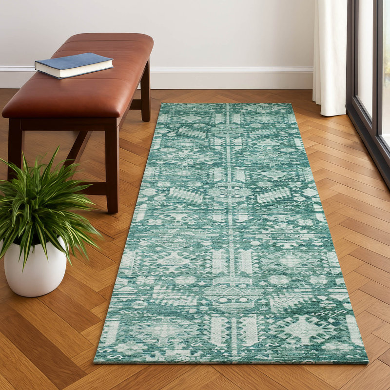 Premium Machine Washable Verlin AMF1771 Global Rug, Runner 2'3" x 7'6"