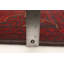 Tapis de zone one-of-kind-noué la 2010 rouge 4 pi 11 po x 6 pi. de la laine 6 po Esari Turkman