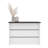 Kitchen Island Cabinet, Large Worktop Meal Prep Table With Lower Open Shelves & Enclosed Storage Cabinet, Small Kitchen Coffee Bar & Daily Kitchenware Arrangement-1558513075