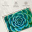 «Live Succulent», reproduction sur toile-92279625