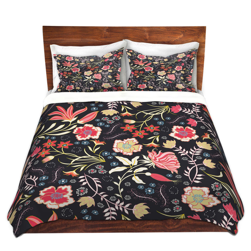 Ensemble de housse de couette simple DiaNoche en microfibre par Jill O Connor - Été indien