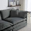 Canapé modulaire modulaire avec repose-pieds