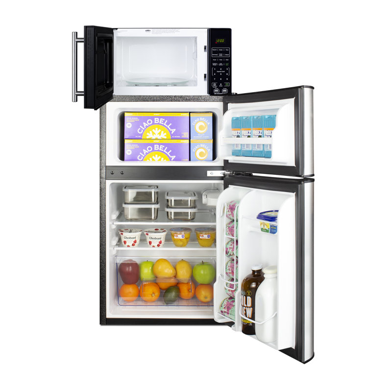 Summit Appliance 19 " Freestanding Top Freezer Refrigerator with Ice Maker