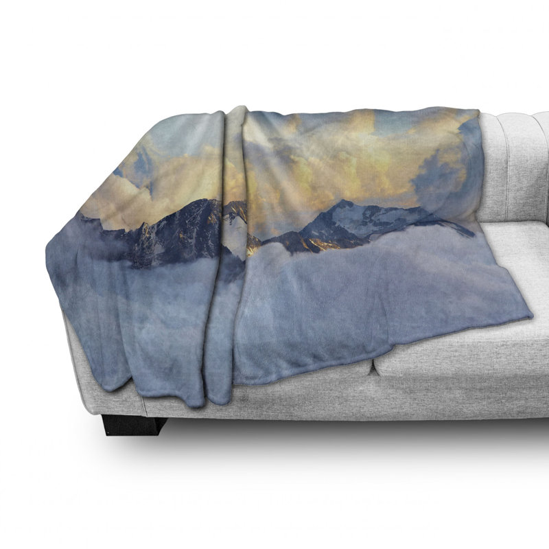 Hand Woven Throw Blanket, 60" W x 80" L