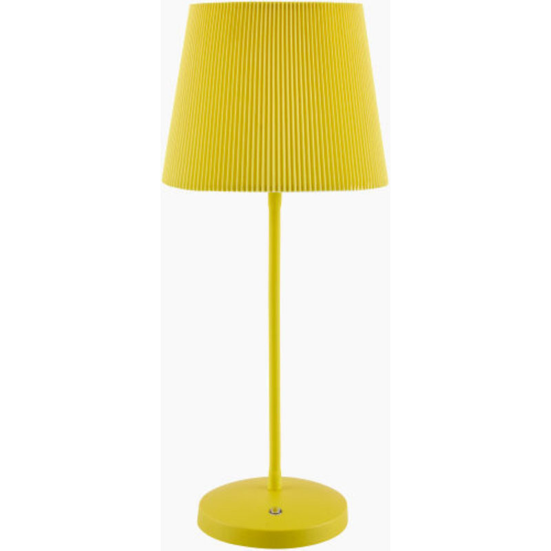 Lampe de table Wilcher, Jaune, Jaune