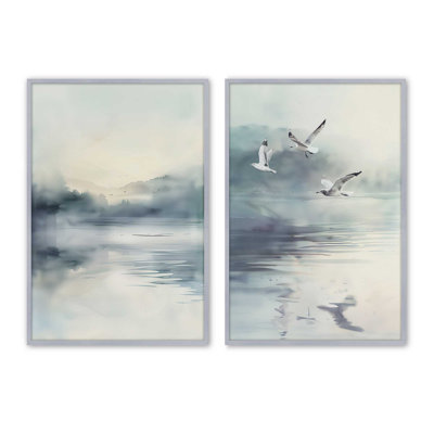 Misty Soar Set of 2 Prints in a Frame