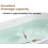 Tangent 69 inch Solid Surface Stone Freestanding Soaking Bathtub