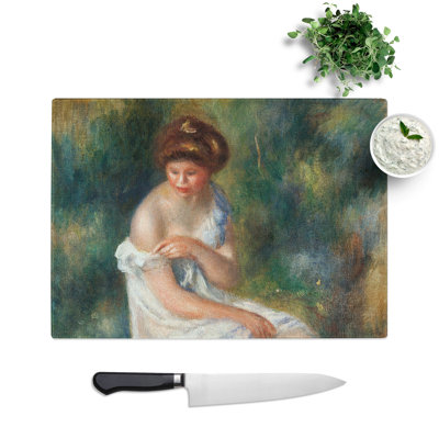 The Bather by Pierre-Auguste Renoir Chopping Board