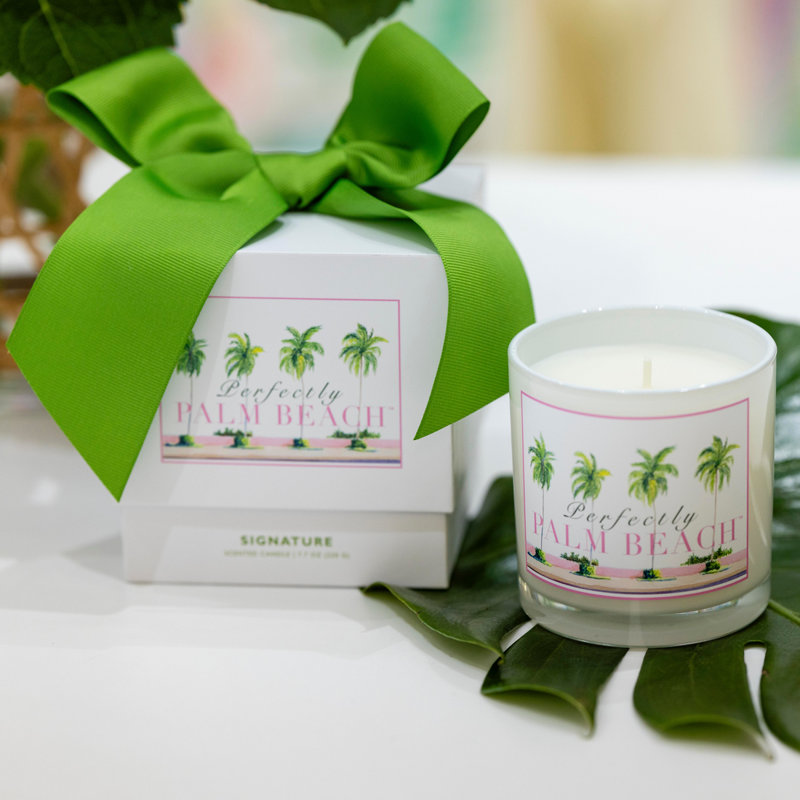 Perfectly Palm Beach Glass Jar Candle