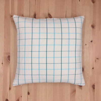 London Plaid Plaid Linen Pillow Cover