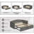 Upholstered Daybed With Pop Up Trundle-1044539852