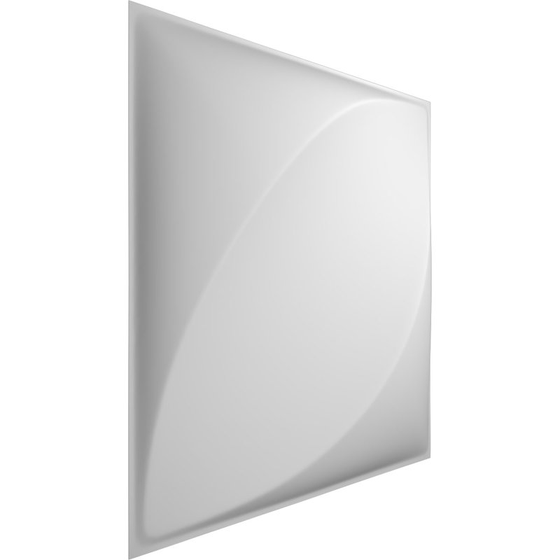 White Textured PVC 3D Wall Panels 11-7/8" x 11-7/8" Set of 10