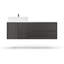 Gilded Single Left Bath Floating Vanity-906751961-906751962