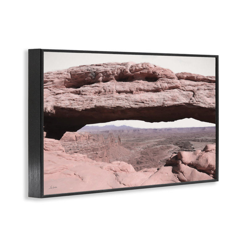 «A Moment in Stone Landscape», estampe numérique, conception par Lori Deiter, H 20 po x l 30 po, Giclée encadrée noir minuit