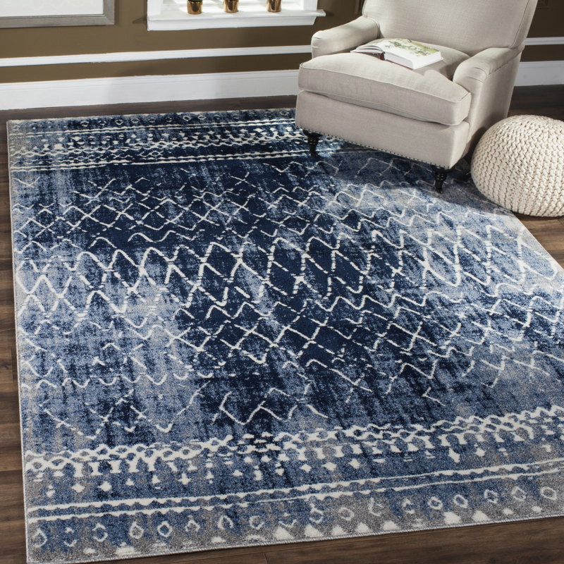 Bennett Tunisia Performance Abstract Rug, Rectangle 6'7" x 9'2"