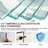 48.In W X 72.In H Single Sliding Shower Door | 1/5 Inch Thick Transparent Tempered Glass | Equipped With Stainless Steel Handle | Minimalist  Style | Black-121016018