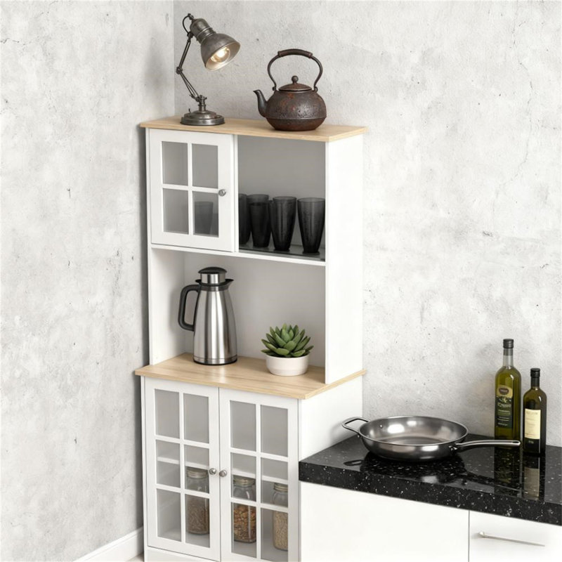 Large Countertop Kitchen Pantry Cabinet