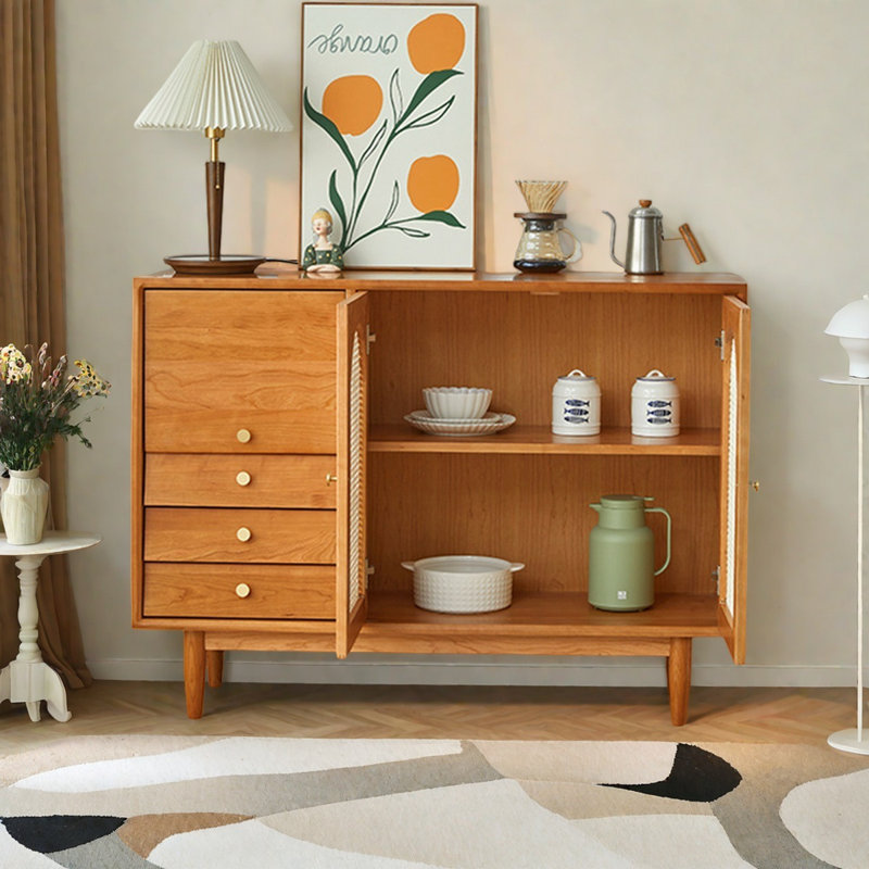 Buffet Modern Modern Polyvalent, 37.4" H x 59" W x 15.7" D