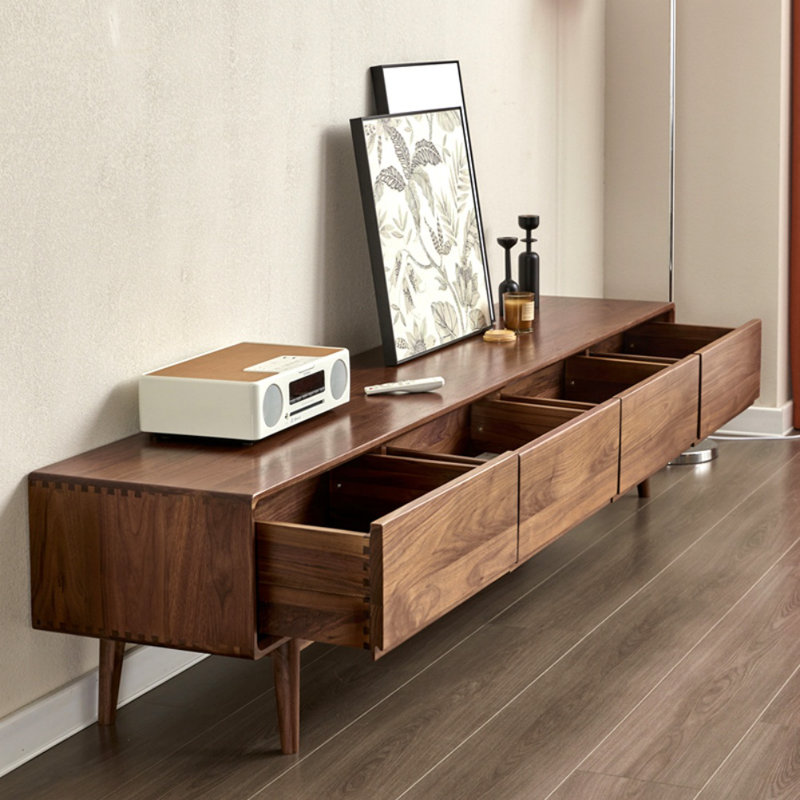 Simple Solid Wood TV Cabinet