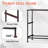 Nightstand with 2 Spacious Drawers For Bedroom, Bedside Table with Metal Frame, End Table with Storage Bins, Small Dresser For Closet, Entryway, College Dorm -1850629510