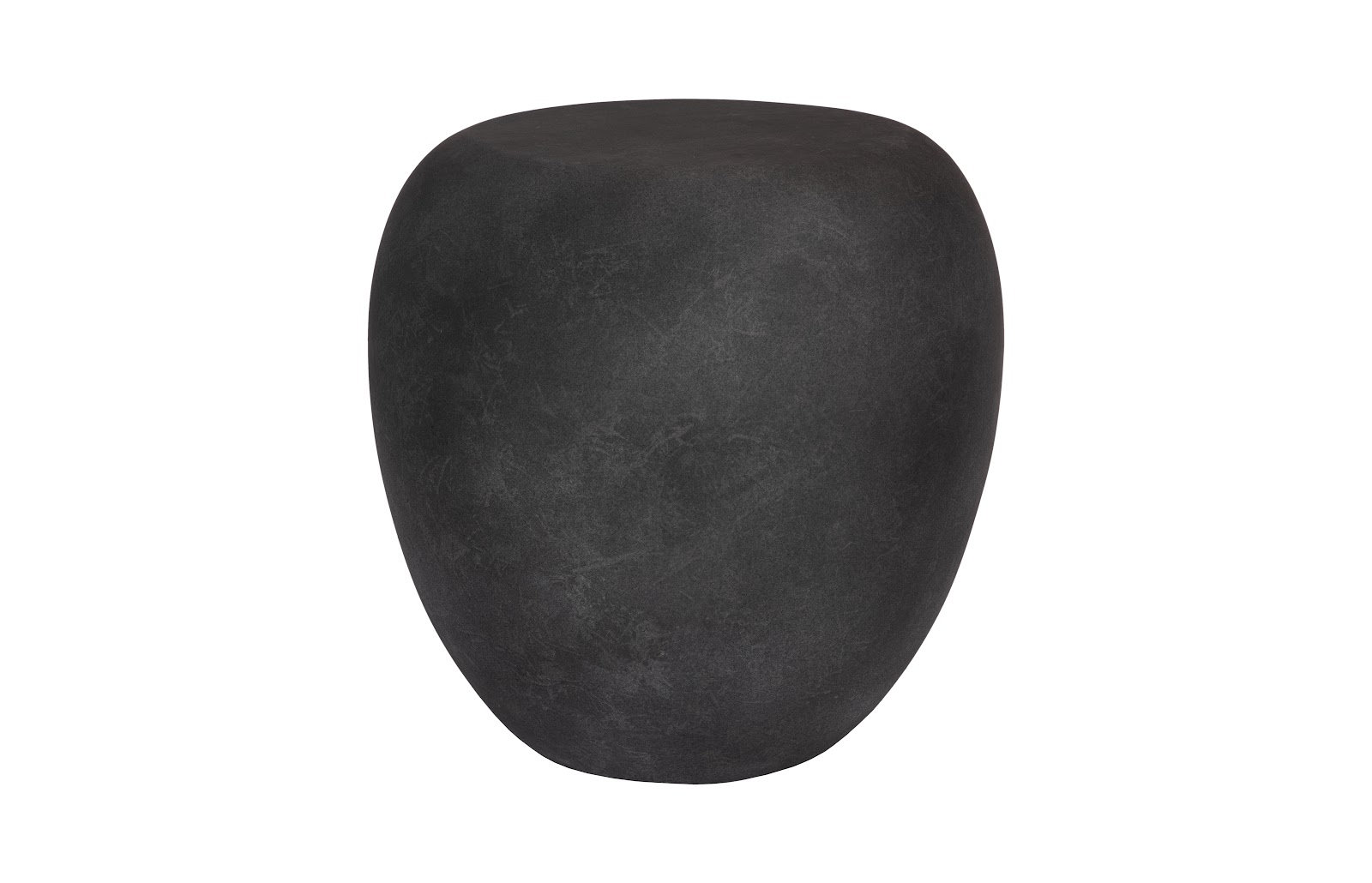 River Stone Side Table, Charcoal Stone