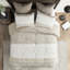 Édredon en coton. Conception en chenille capitonnée. Imprimé taupe. Rembourrage. 2 taies décoratives. . Literie chaude et confortable avec chenille. Taies décoratives incluses. Option confortable-120218494-120218493