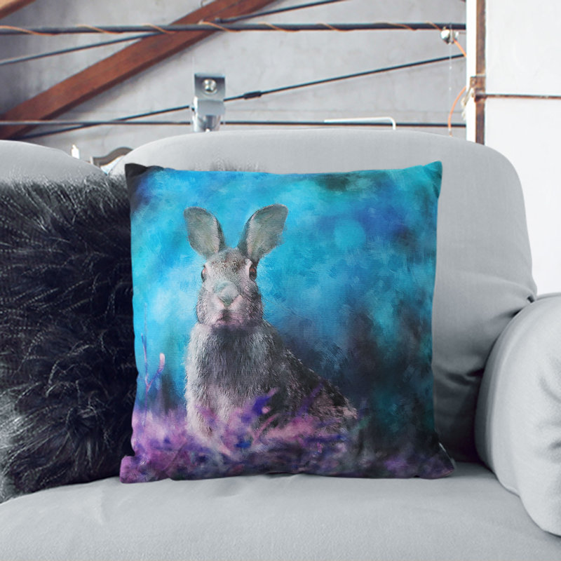 Square Cushion, 55cm H x 55cm W x 20cm D, Black