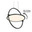 Luminaire suspendu charbon 1 lumière Jaceline-677293664