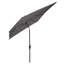 Parasol de patio rectangulaire - Parasol à manivelle 10 pi avec bouton-poussoir inclinable pour meubles d'extérieur, terrasse, jardin ou piscine par Pure Garden (Gris)-1752484758
