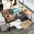 Computer Desk, 63 Inch Office Desk, Gaming Desk With Storage, Writing Desk Work Desk For Home Office, Study, Modern Simple Desk, Large Legroom, Metal Frame, Rustic Brown And Black