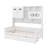 Twin Size Wooden Daybed With 2 Drawers, Cabinet And Shelves-823659678