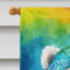Drapeau de maison d'ours polaire hippie
