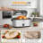 Electric Roaster Oven with 3 Buffet Server，Silver-1852677847-1852677840