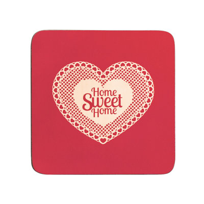 Cork Square 4 Piece Coaster Set
