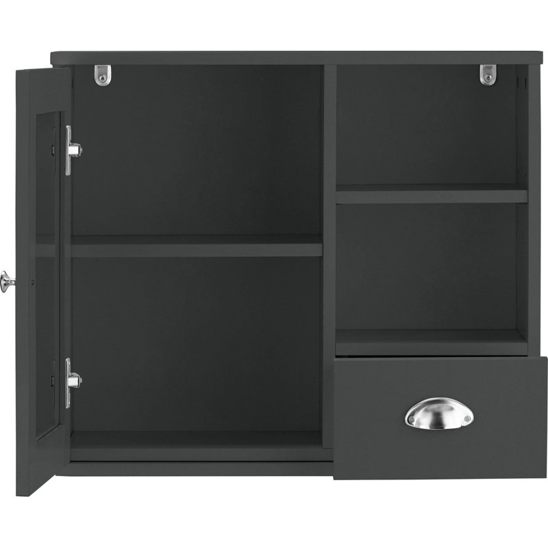 Haasan Wall Bathroom Cabinet, Grey