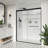 Opal Mirage MCOCOD 48" W x 76" H Double Smooth Sliding Semi-Frame Shower Door with Clear Glass-99071066