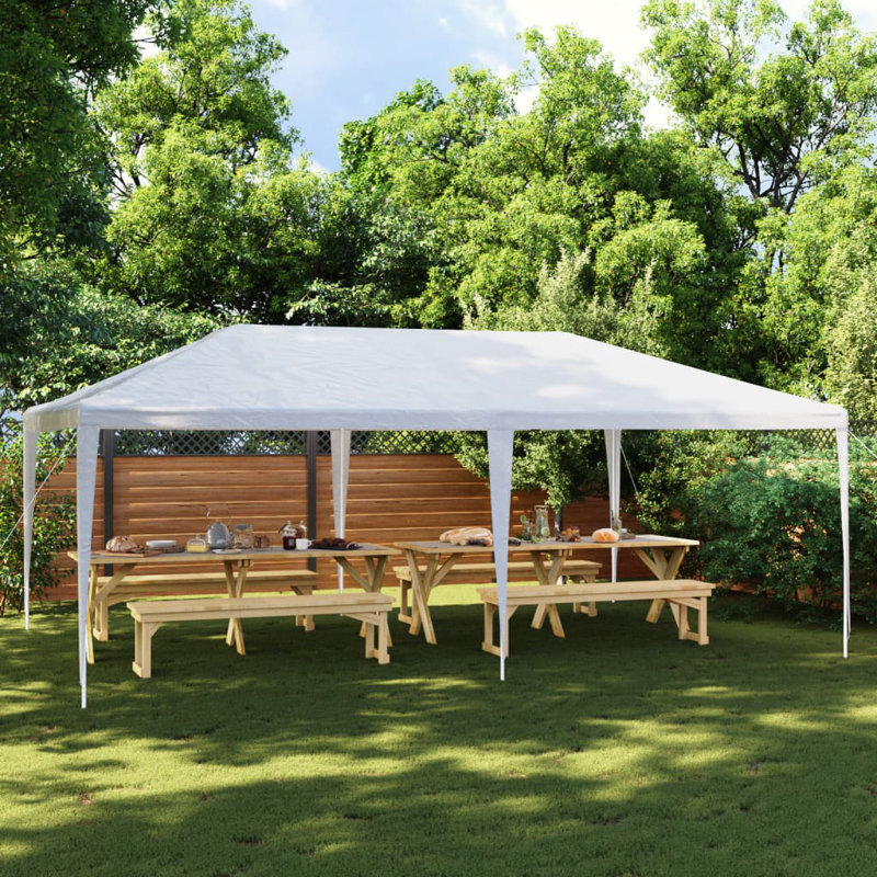 Erdem 4m x 6m Iron Party Tent, White