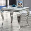 Pieds de style cabriole en acier inoxydable Glam