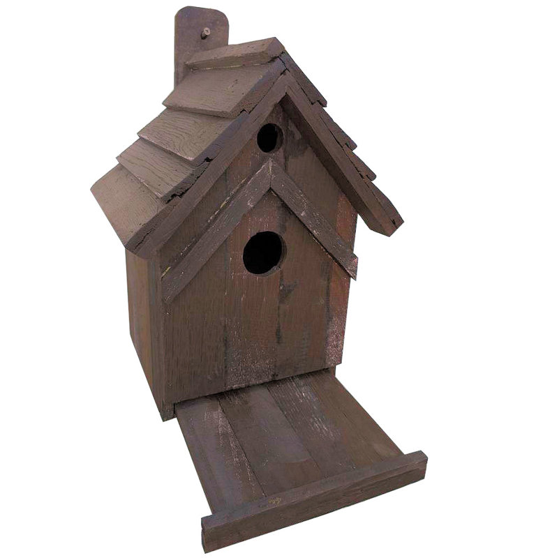 Maison d'oiseaux en bois de chêne français