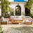 Emmett 5-Person Solid Eucalyptus Wood Patio Conversation Set