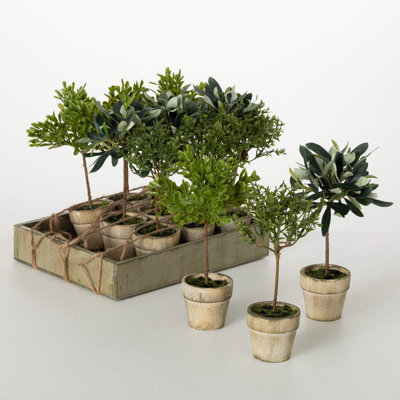 10.75'' Faux Foliage Tree in Pot