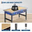 60" Workbench with Large Drawers,2200LBS Capacity Adjustable Desk, 28"-40" Manual Height Garage Storage Table for Workshop Home