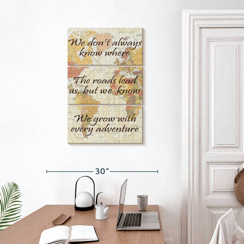 «Tergel Grow With Every Adventure», H 32 po x l 20 po