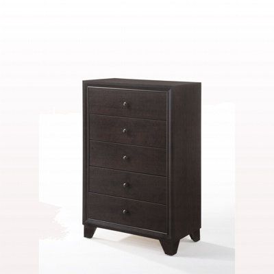 Commode moderne à finition espresso